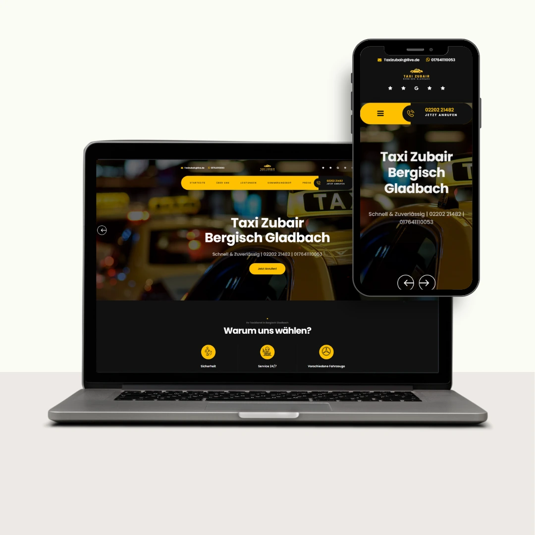 Taxi Zubair Website